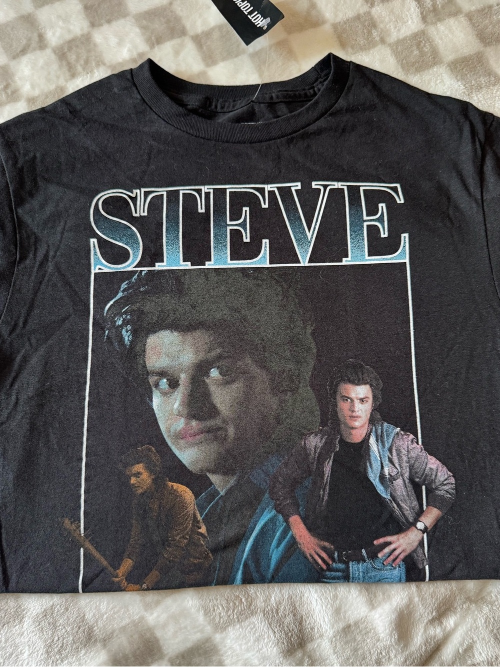 Stranger Things Steve Collage Boyfriend Fit Girls T-Shirt